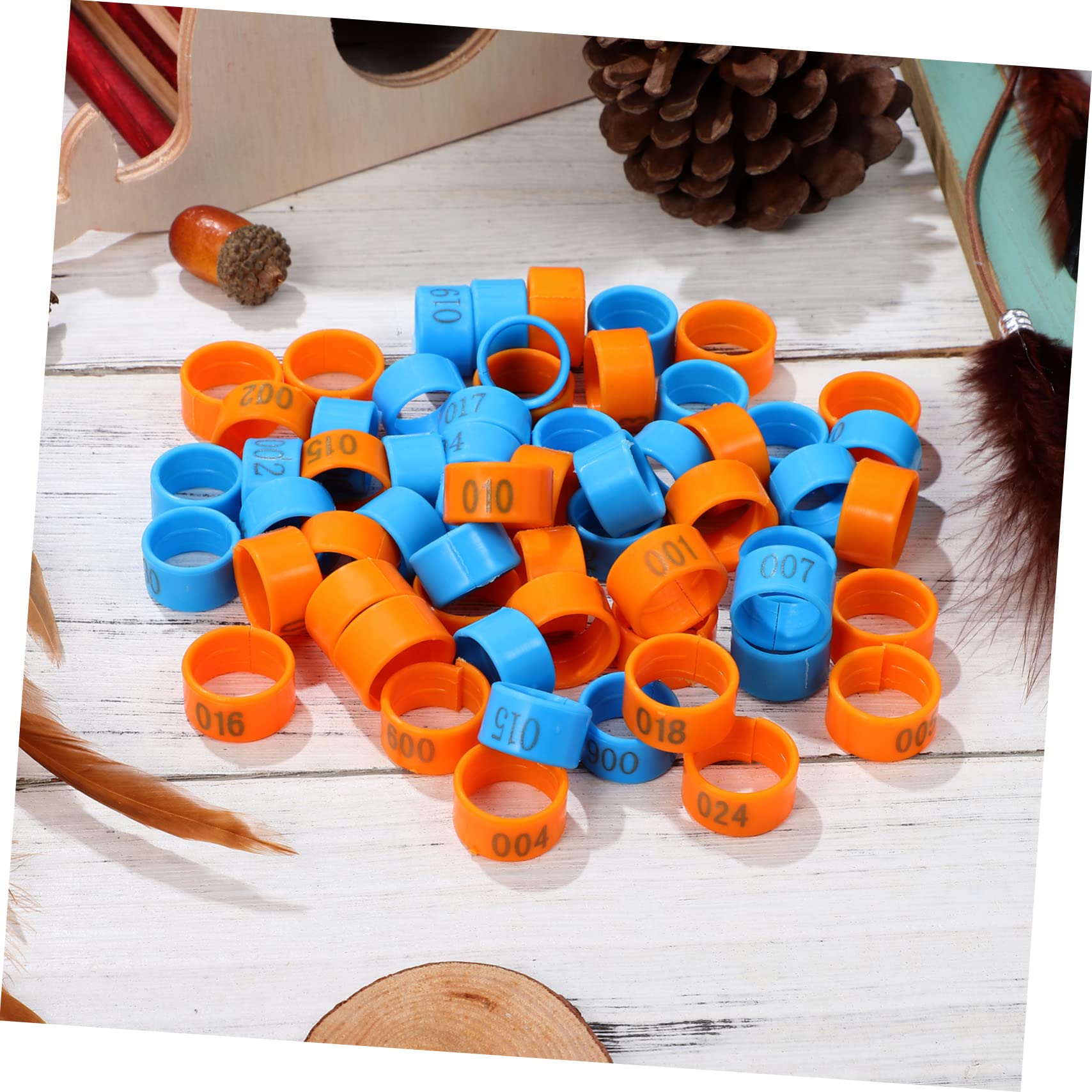 200 Uds Anillo De Tobillo De Pollo Anillos para Patas De Paloma Anillos para Pies Bandas para Patas para Pollos Bandas para Patas De Pollo Numeradas Bandas para Patas De Paloma