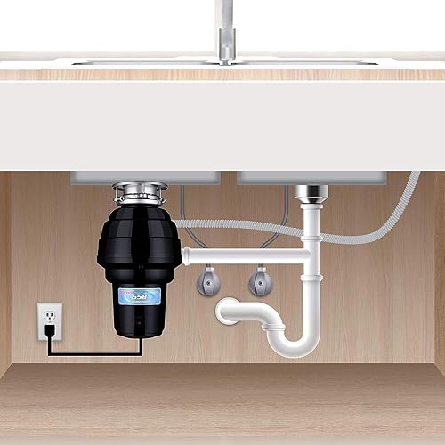 Miniatura 8 de Waste Maid 10-US-WM-658-3B - Sistema de molienda de residuos de alimentos de acero inoxidable antiatascos para desechos de basura, 1-14 HP Premium,