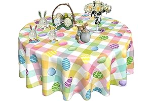 Easter Round Tablecloth 60 Inch