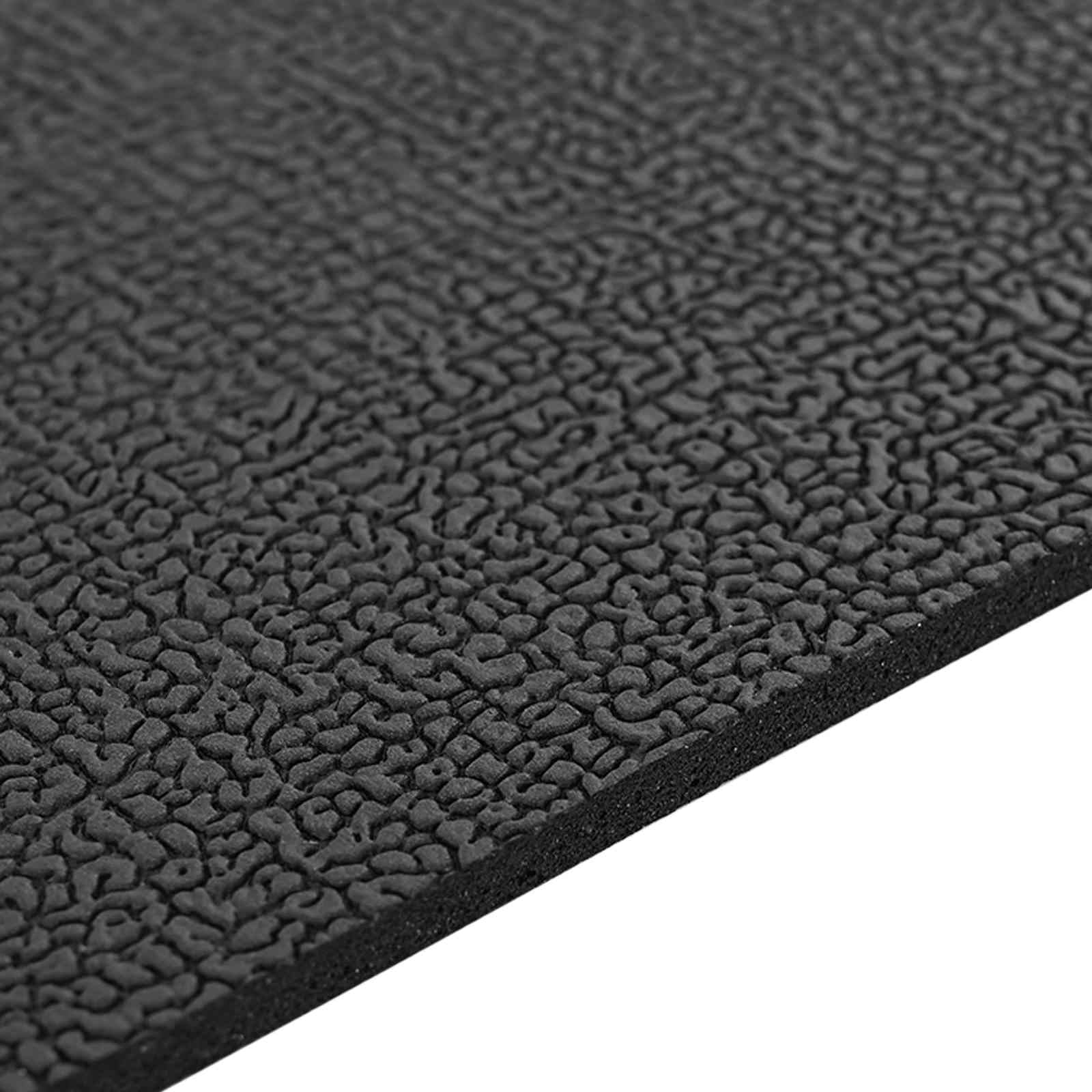 Bodenschutzmatte 183 x 122 x 0,6 cm - Rutschfeste Fitnessmatte für Laufband, Heimtrainer & Hantelbank - Vibrationsdämpfende Unterlegmatte aus PVC