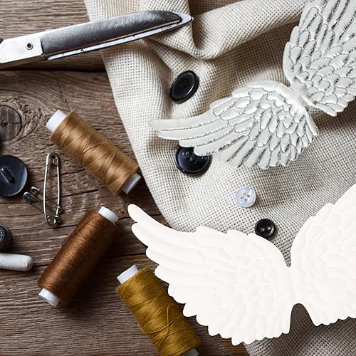 Miniatura 4 de NUOBESTY Mini alas para manualidades, alas de tela, adornos de alas de ángel, adornos para manualidades, disfraces, mochilas, accesorios,