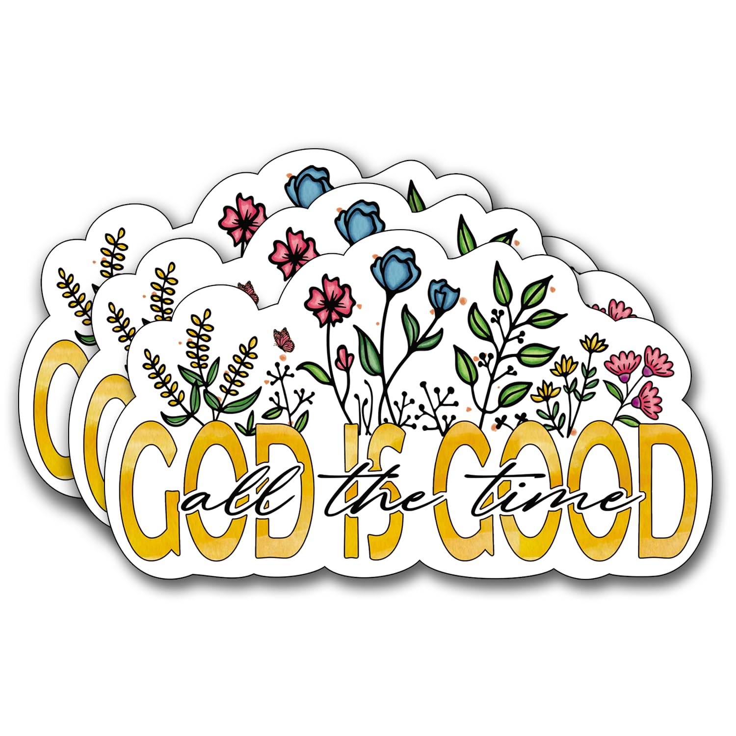 Stickers God is Good All The Time pour personnaliser et protéger vos objets du quotidien
