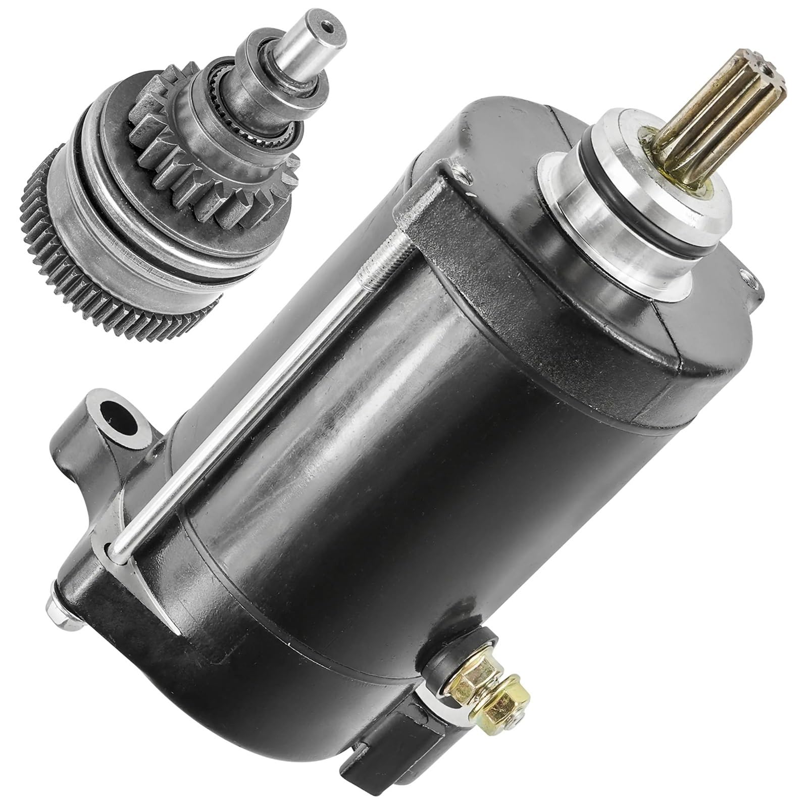 Część rozruchu motocykla 2 szt. Zestaw rozrusznika pasuje do Yamaha Waverunner SuperJet 700 XL700 Wave Raider Blaster 6M6-81800-10(1 Set)