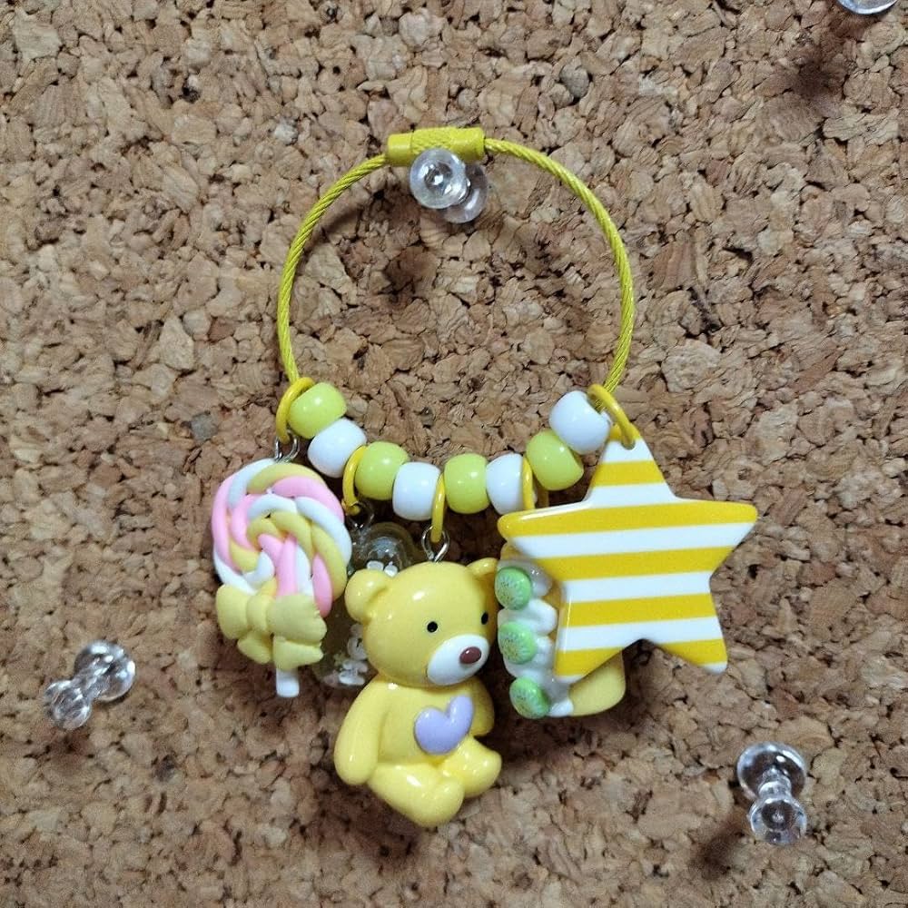 じゃらじゃらキーホルダー くま くまブラック🧸じゃらじゃらキーホルダー ジャラジャラ