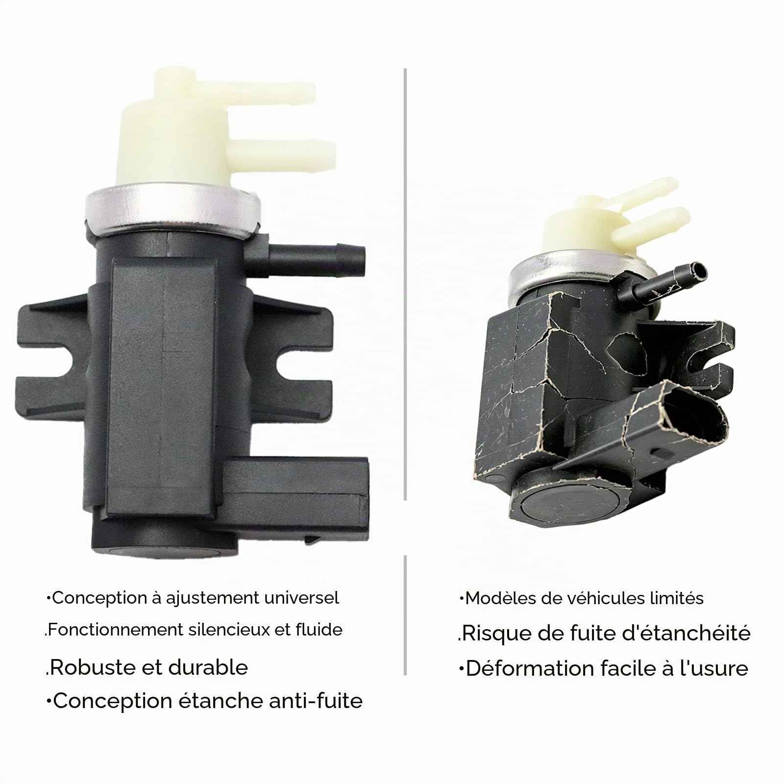 Électrovanne de pression, électrovanne de pression turbo compatible avec A3 Passat Golf Beetle 1J0906627B 1K0906627A 1K0906627B