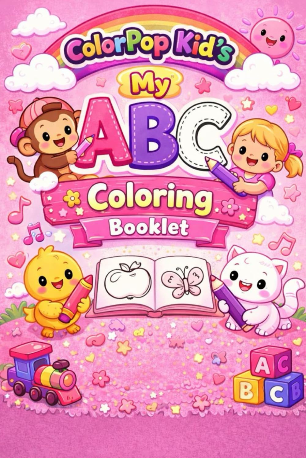 ColorPop Kid's My ABC Coloring Booklet: A fun-filled A–Z alphabet tracing workbook that helps kids recognize letters, build handwriting skills, and ... for preschool, kindergarten,
