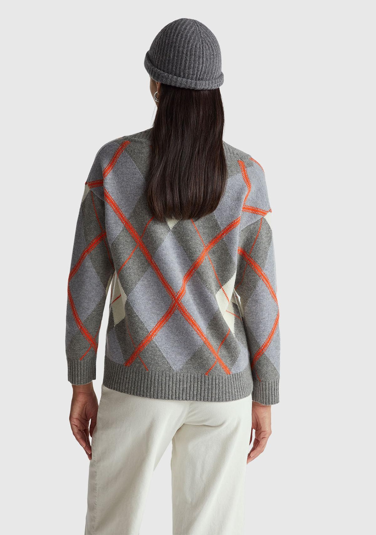 United Colors of Benetton Maglia Scollo V M/L 1444e204e Maglione Donna