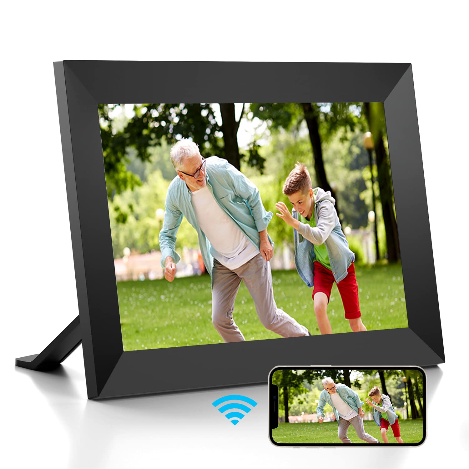 Buy Dhwazz 10.1 Inch WiFi Digital Picture Frame, 16GB HD Black Smart