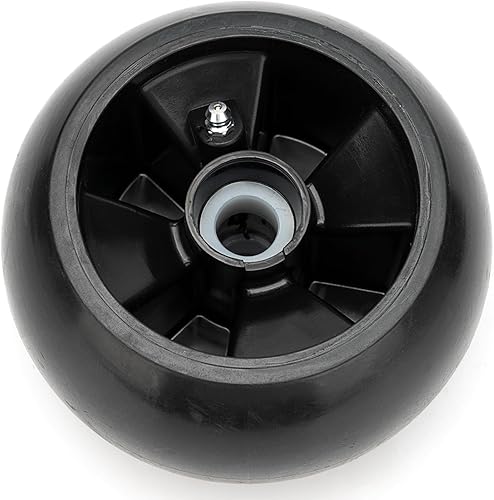 Miniatura 6 de Juego de 4 ruedas de calibre de cubierta de repuesto John Deere AM125172, rueda de calibre trasero para cortacéspedes de 48, 54, 60, 72 pulgadas