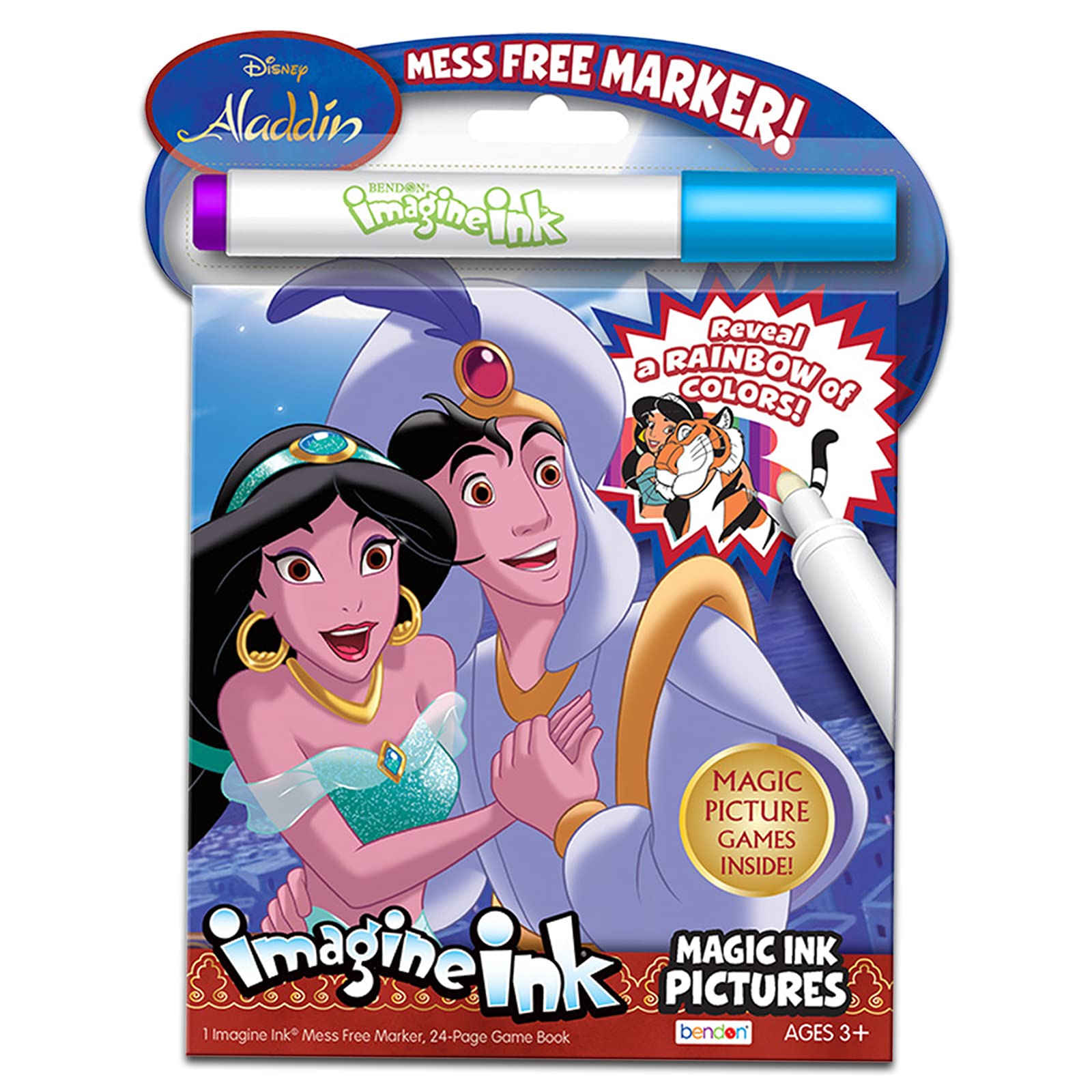 Disney Coloring Book Imagine Ink Super Set 3 No Mess Magic Ink