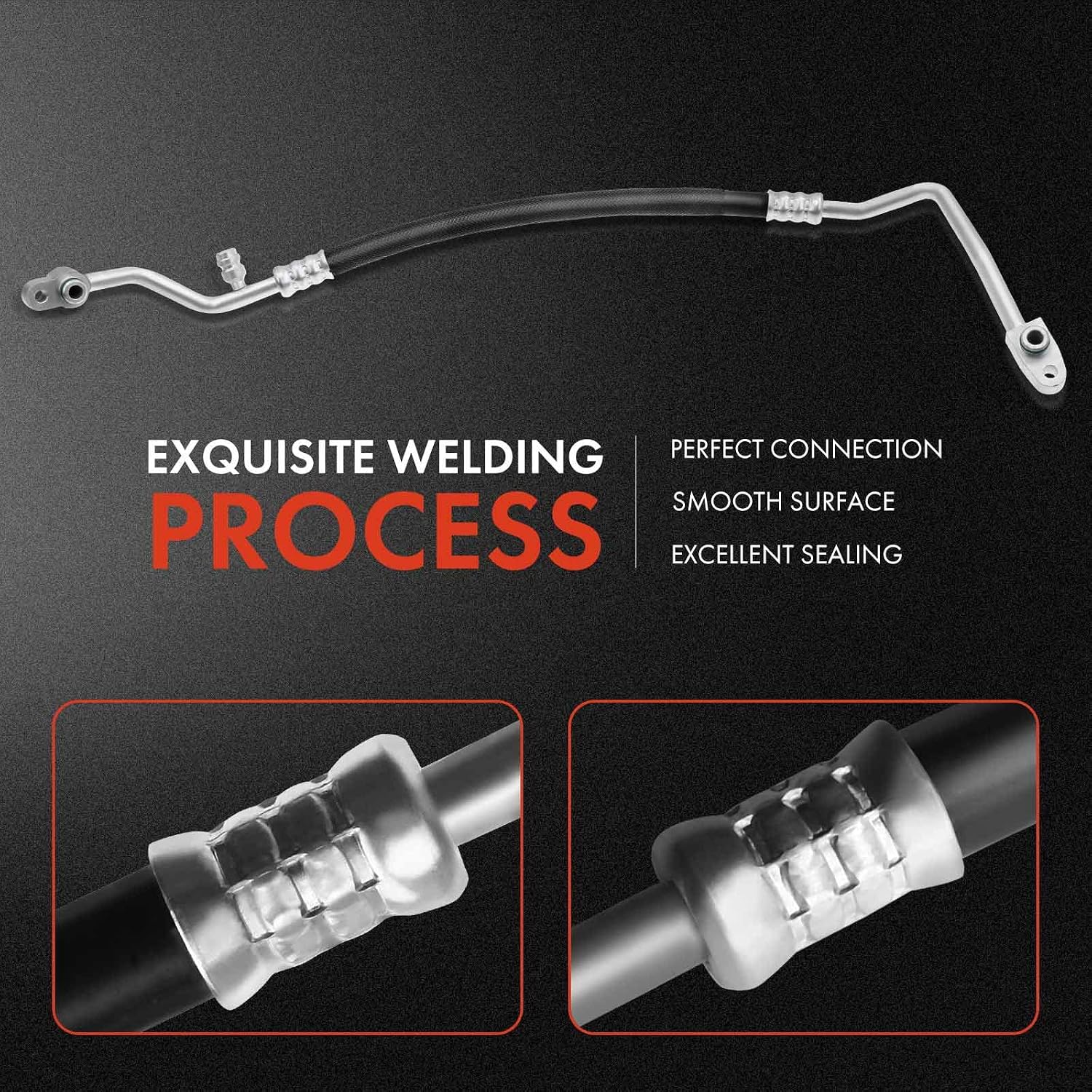 A-Premium A/C Discharge Line Hose Assembly Compatible with Subaru Outback, Legacy, 2015 2016, 2.5L, Compressor to Condenser