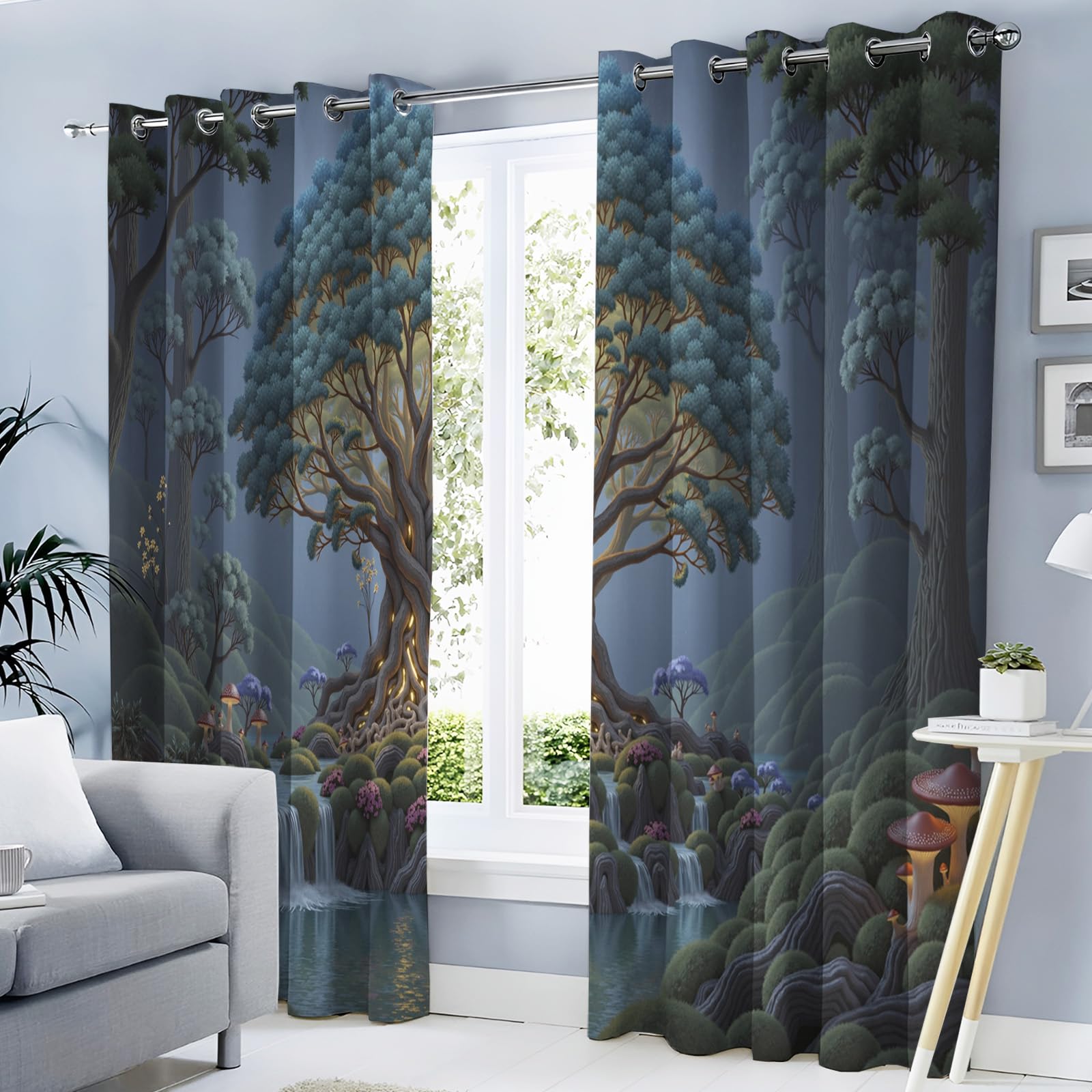 Rideaux Le Livre de la Jungle occultants isolants 140x260 cm