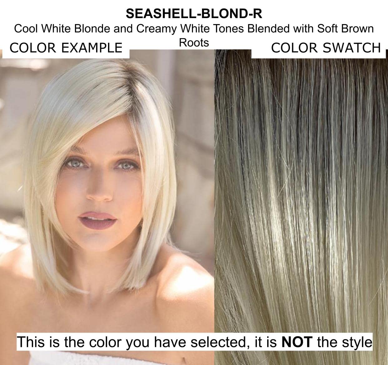 Bundle - 4 Items: Jude Wig by Rene of Paris, Christy's Wigs Q & A Booklet, Synthetic Shampoo & Wide Tooth Comb - Color: Seashell Blond-R