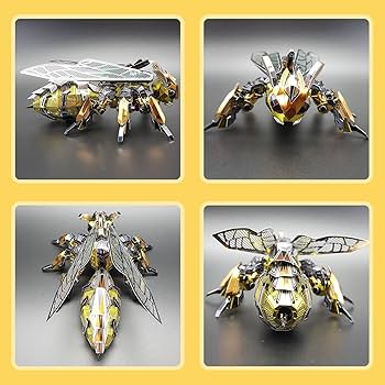 Amazon.com: Microworld 3D Metal Puzzle, Mechanical Hornet Metal