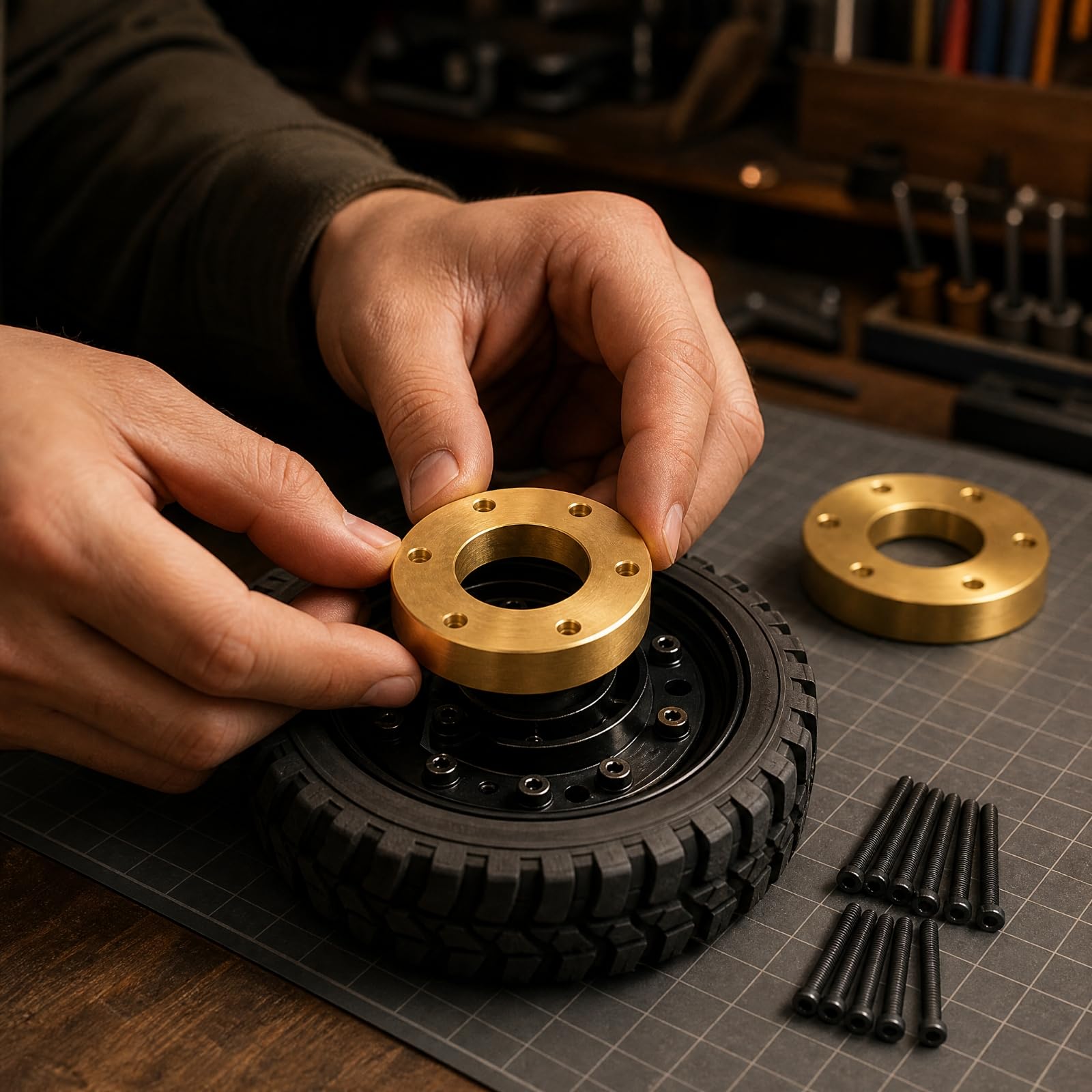 In Metallo Lavorato Compatibile a Modelli RC per Personalizzazione Officina