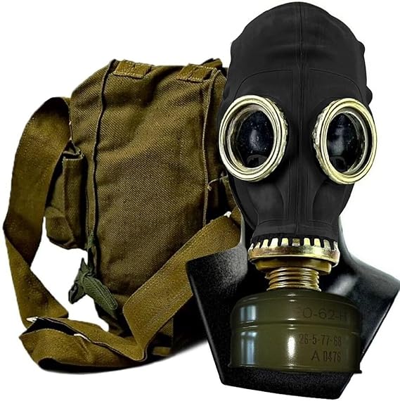 Amazon Co Jp Gp 5ブラックガスマスクラバーフルフェイス本物のレアサイズ ファッション