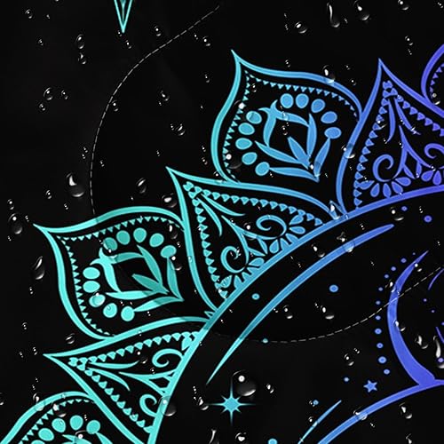 Miniatura 10 de HOSIMA Saco de dormir bohemio con diseño de mariposa para adultos, para clima frío y clima cálido, saco de dormir para niños, para camping,