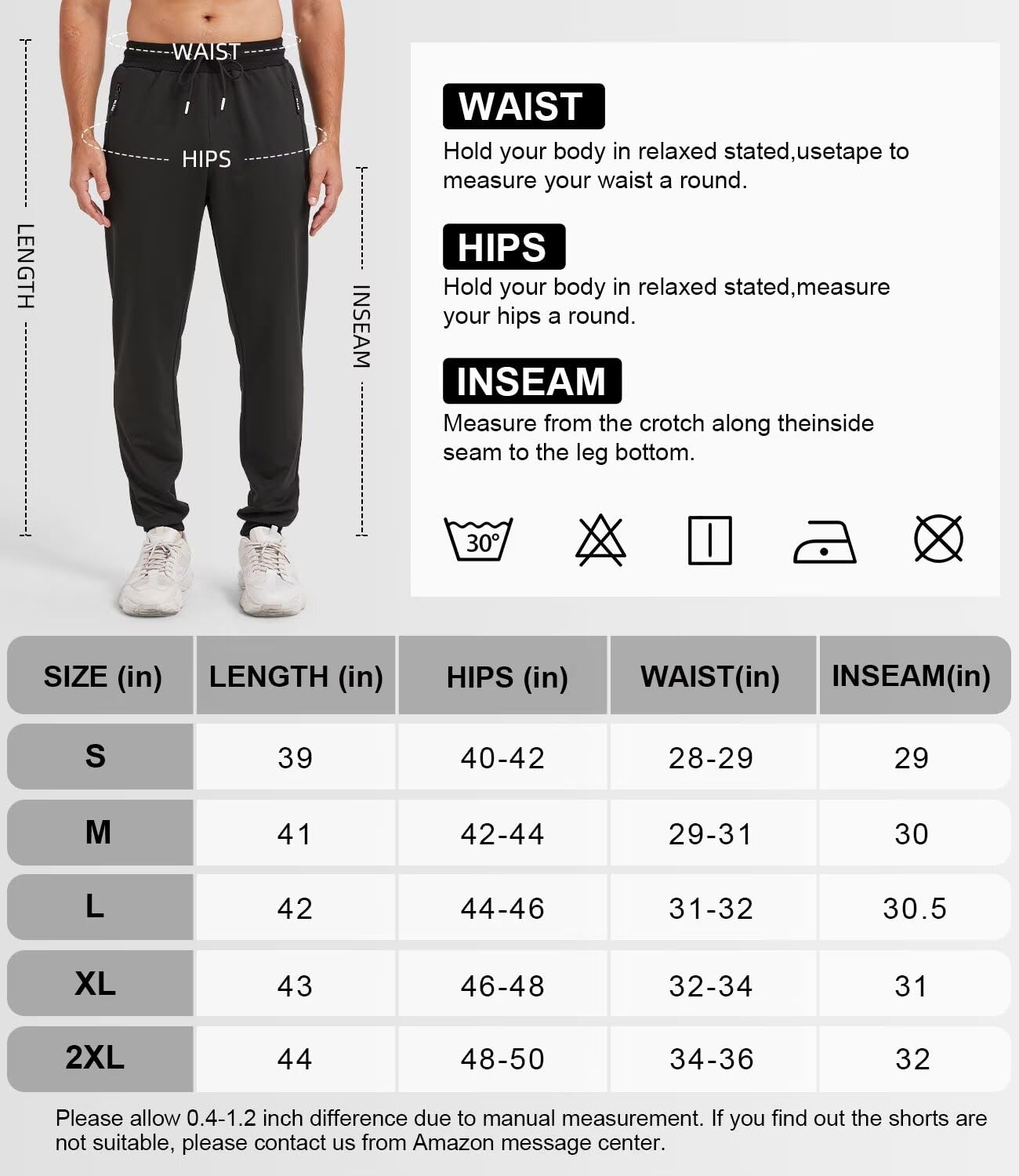 Paquete de 3 pantalones deportivos para hombre, pantalones deportivos cónicos para hombre con bolsillos con cremallera, de forro polar, ajustados, para entrenamiento, correr, gimnasio