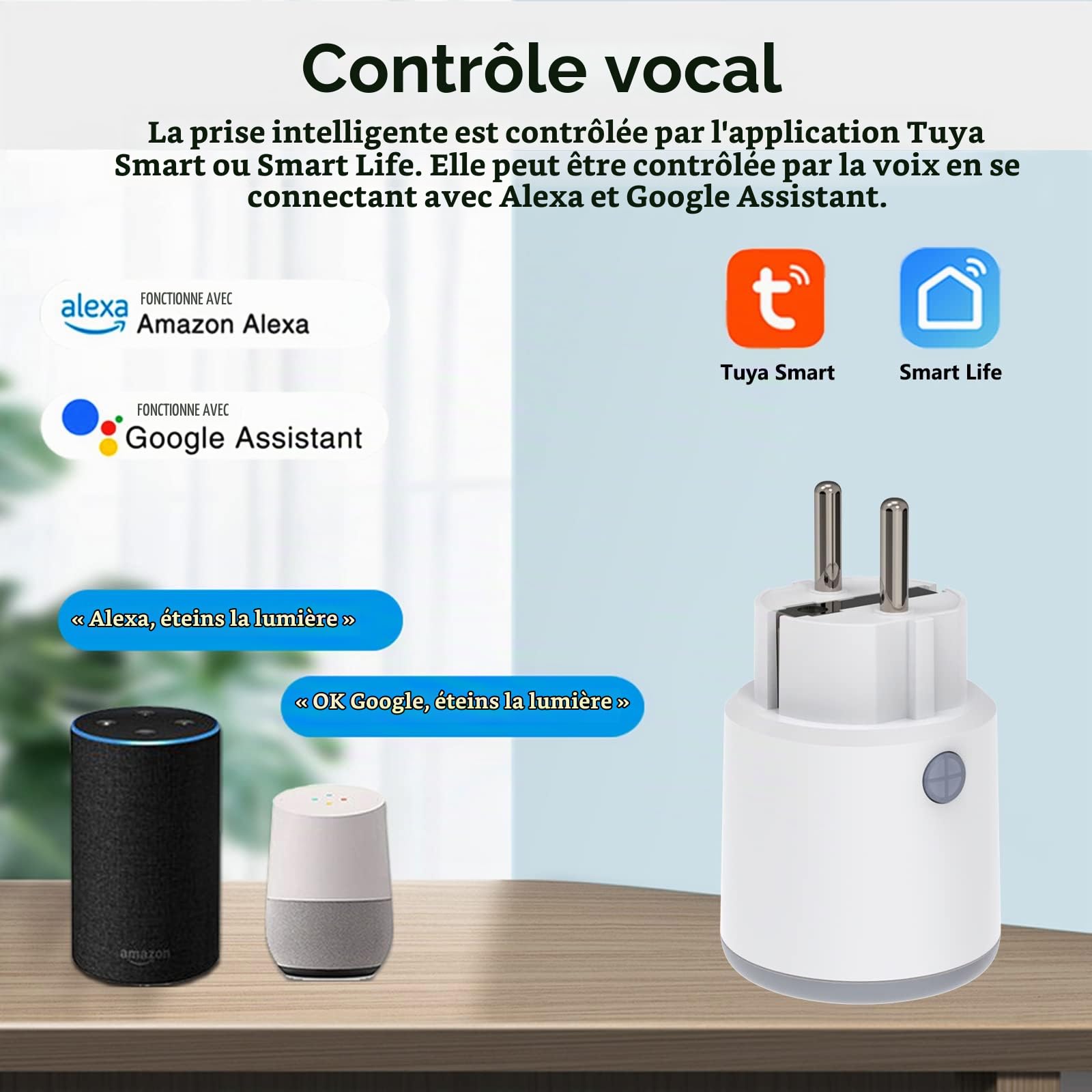 Zigbee Prise Connectée Alexa, Prises Connectée 16A avec Mesure Actuelle, Prise Intelligente 3680W avec Télécommande/Contrôle Vocal, Programmable Smart Plug Compatible Alexa Google Home 4 Pack