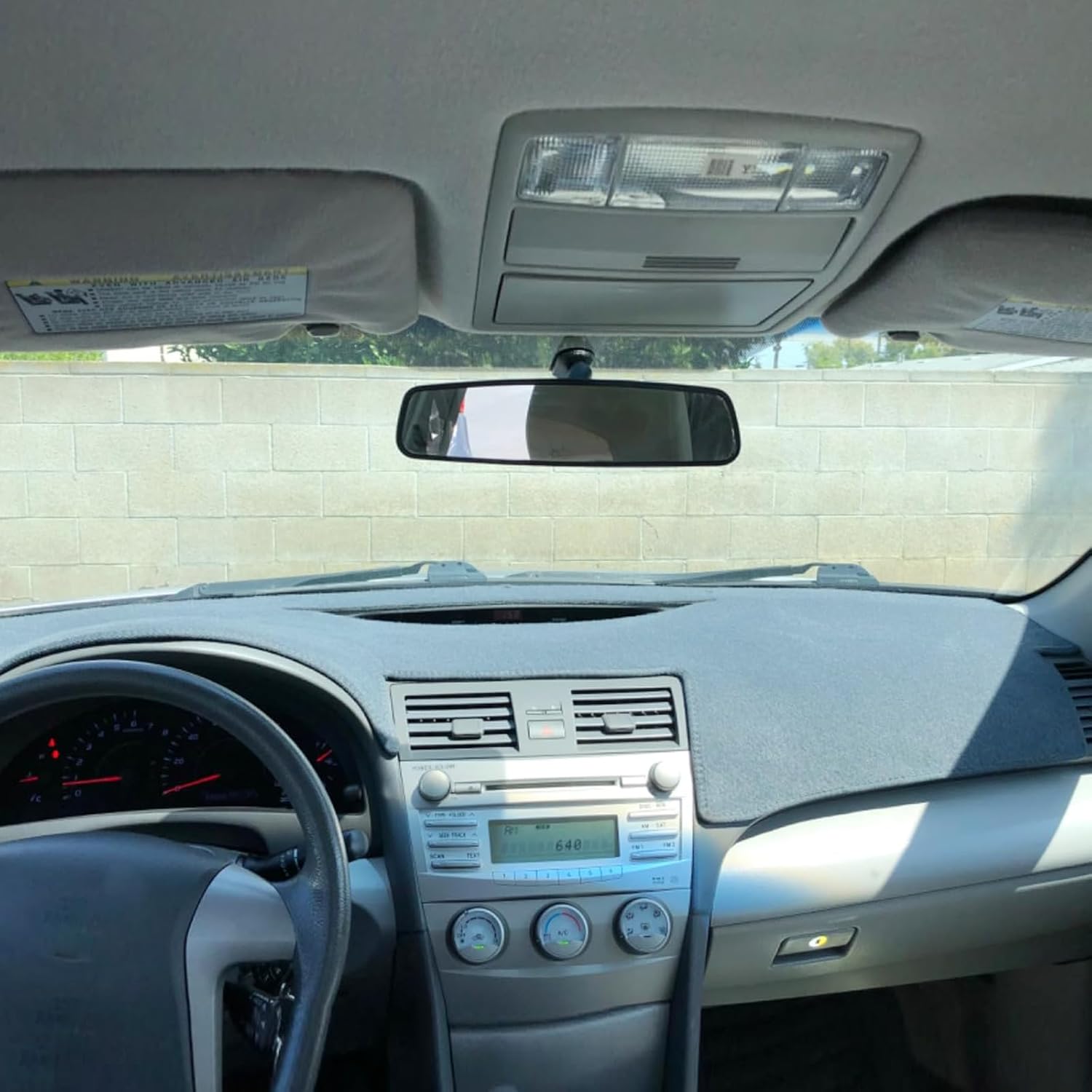 Dash Cover Dashboard Cover Mat Pad Custom Fit for Toyota Camry 2007 2008 2009 2010 2011 (Grey)