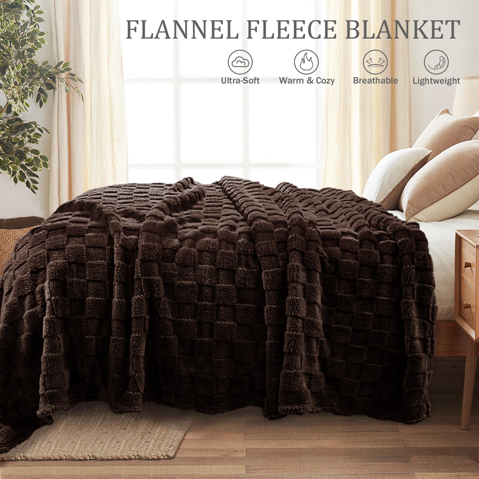 Exclusivo Mezcla King Size Flannel Fleece Blanket - Image 4