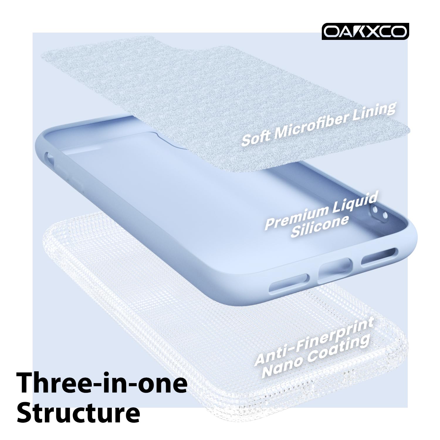 oakxco for iPhone 16 Pro Max Case Liquid Silicone, Soft Rubber Gel Elegant Aesthetic Basic Simple Cover, Cute Thin Slim TPU Matte Solid Color Plain Smooth Case for Women Girl, Light Pink — view 559
