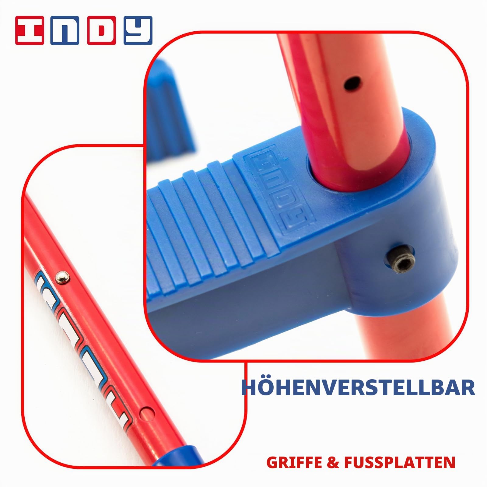 Indy - Steady Stelzen | Voll Verstellbare Und rutschfeste Stelzen Für Kinder Im Alter Von 7-12 Jahren Und Bis 50 kg Geeignet
