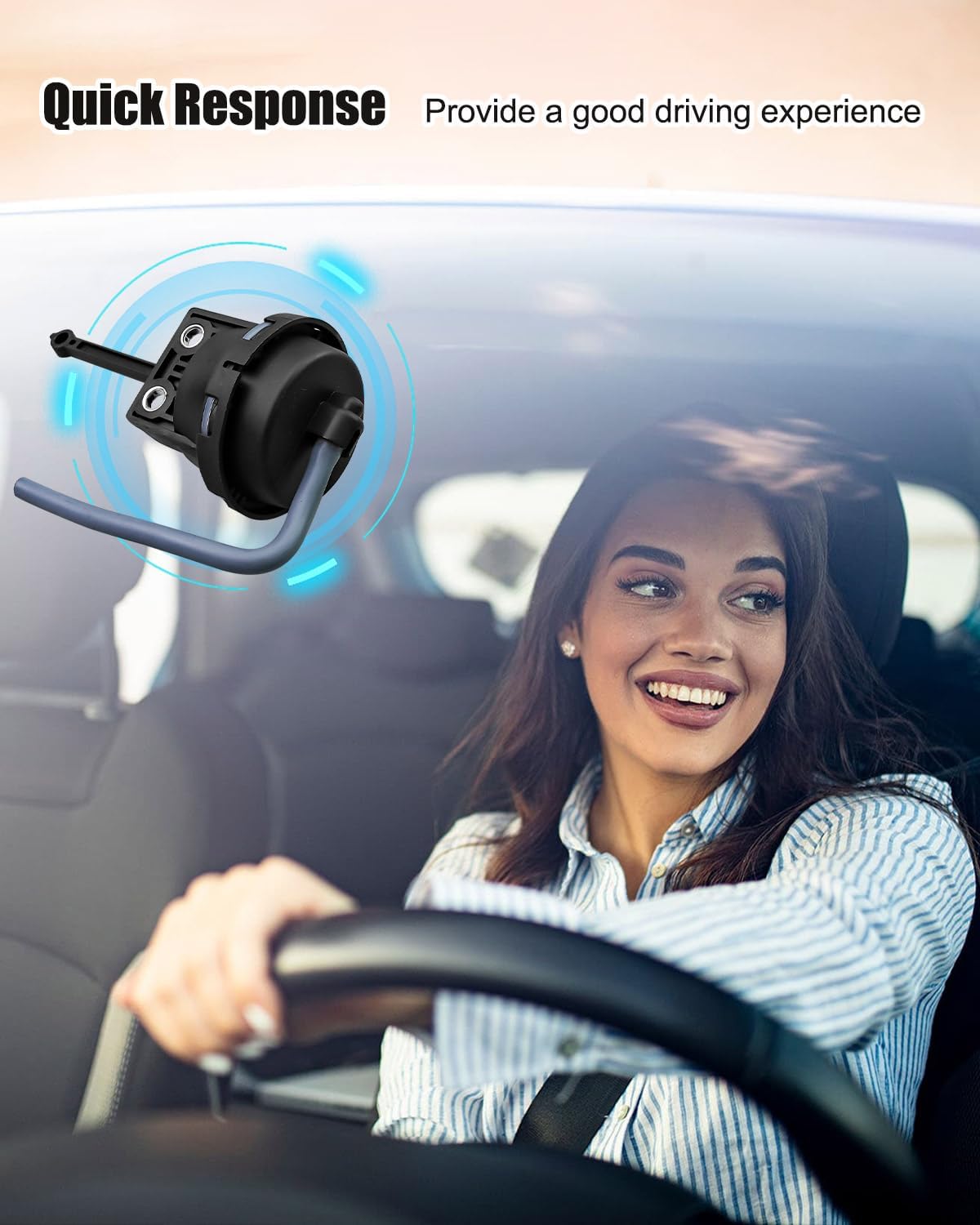 Intake Manifold Sunshade Actuator and Purification Solenoid Valve Fit for Kia Optima Sorento Sportage Sonata Santa Fe Sport Tucson 2.4L GDI 2011-2015 Replace 28310-2G700