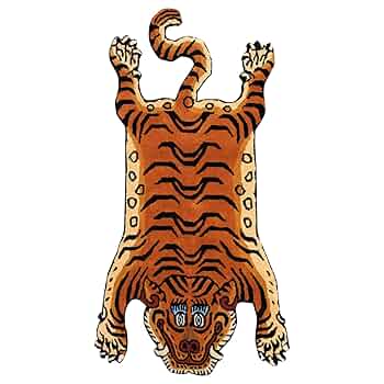 SAPEur TIBETAN TIGER RUG サプール ラグ マット SAPEur TIBETAN TIGER RUG サプール ラグ グレー Tibetan Tiger