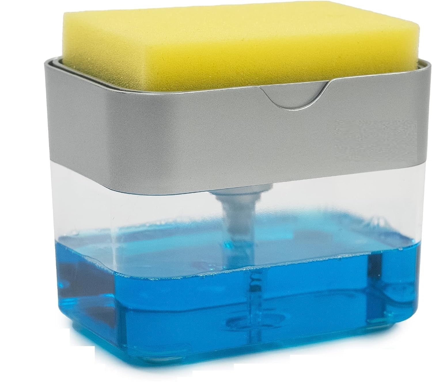 Smarty 2 in 1 Soap Dispenser for Dishwasher Liquid Holder, Liquid Dispenser Through Pump