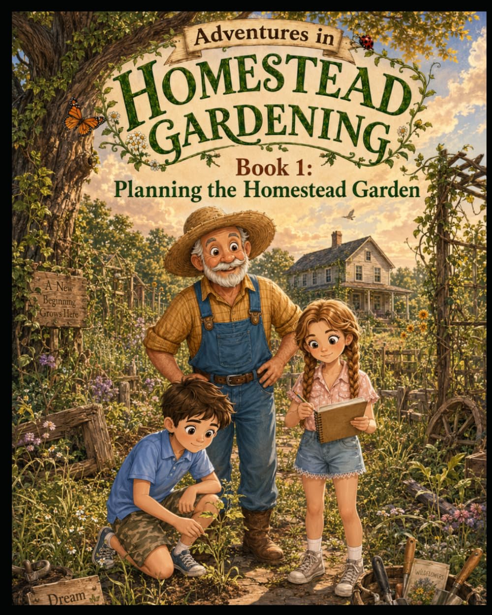 Planning the Homestead Garden: Jake and Lily Start Their Homestead Garden. A Children’s Storybook Adventure About Soil, Seeds, Plants, and Growing Food. (Young Adventures in Homestead Gardening)