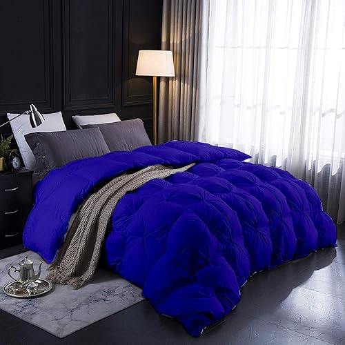 Miniatura 2 de Edredón plisado de plumón de 800 hilos, tamaño King Alaska, 120 x 132 pulgadas, relleno de edredón de 1 pieza para todas las estaciones, relleno de