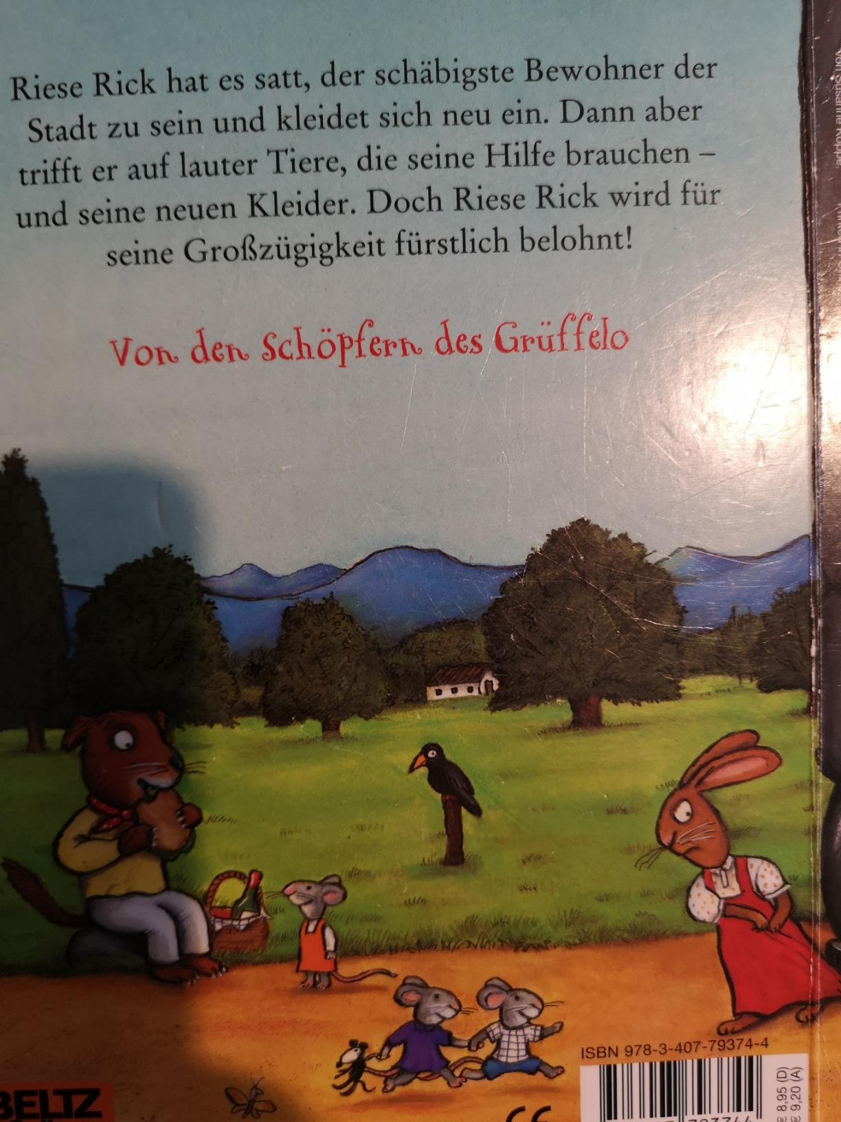 Riese Rick macht sich schick: Vierfarbiges Pappbilderbuch : Scheffler ...