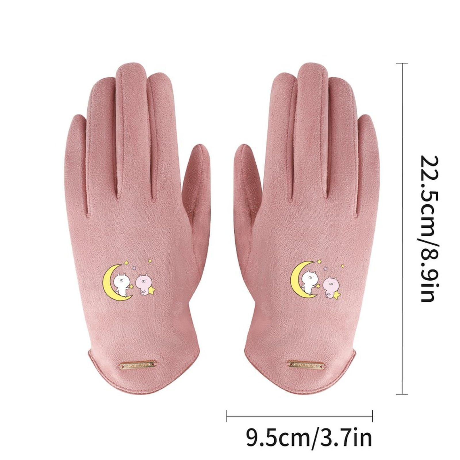 Amazon.co.jp: うさまる 手袋 レディース 女性手袋 防寒手袋 冬用手袋 