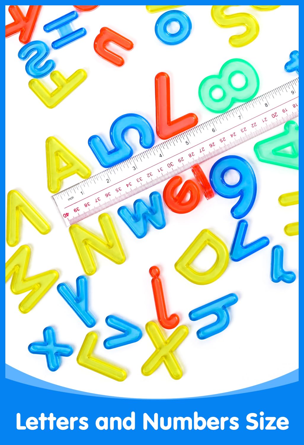 Snapklik.com : Odoorgames 66 Pcs Translucent Letters And Numbers About ...