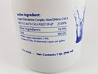 Vista 4 de Leslie's Alguicida de cobre - Prevención de algas para piscina - 1 cuarto de galón