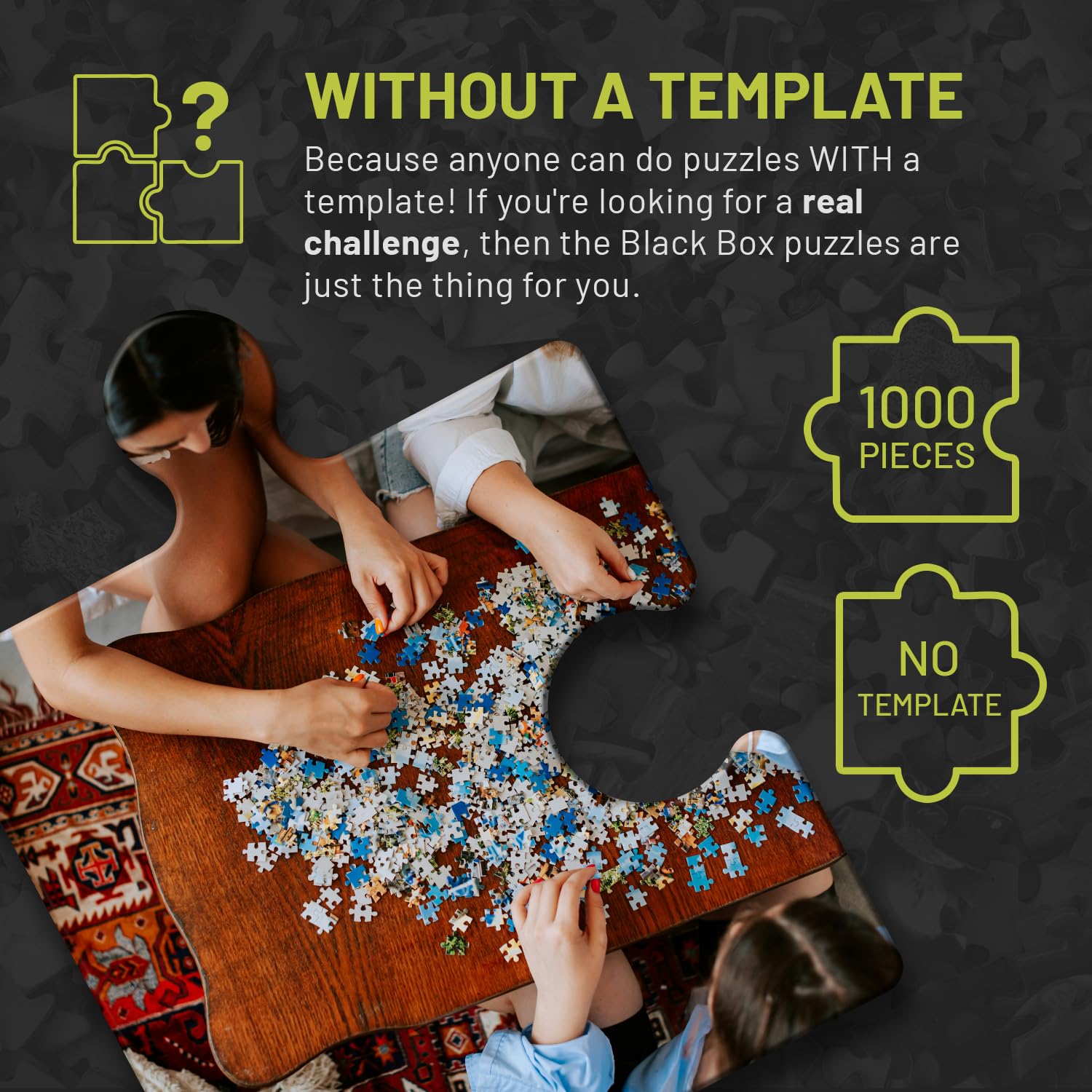 Black Box Puzzle 1000 Pezzi Edizione Musica 2023, Senza Modello, Puzzle Impossibile Per Adulti E Ragazzi Da 14 Anni