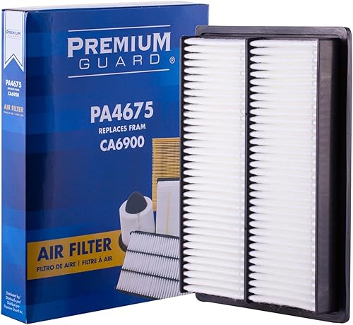 Filtro de aire PG PA4675 Compatible con Nissan Sentra 2019-13, Tsuru 2017-1997, Rogue Select 2013-08, 2015-14 Rogue Select, 2017-11 Juke, 2023-16