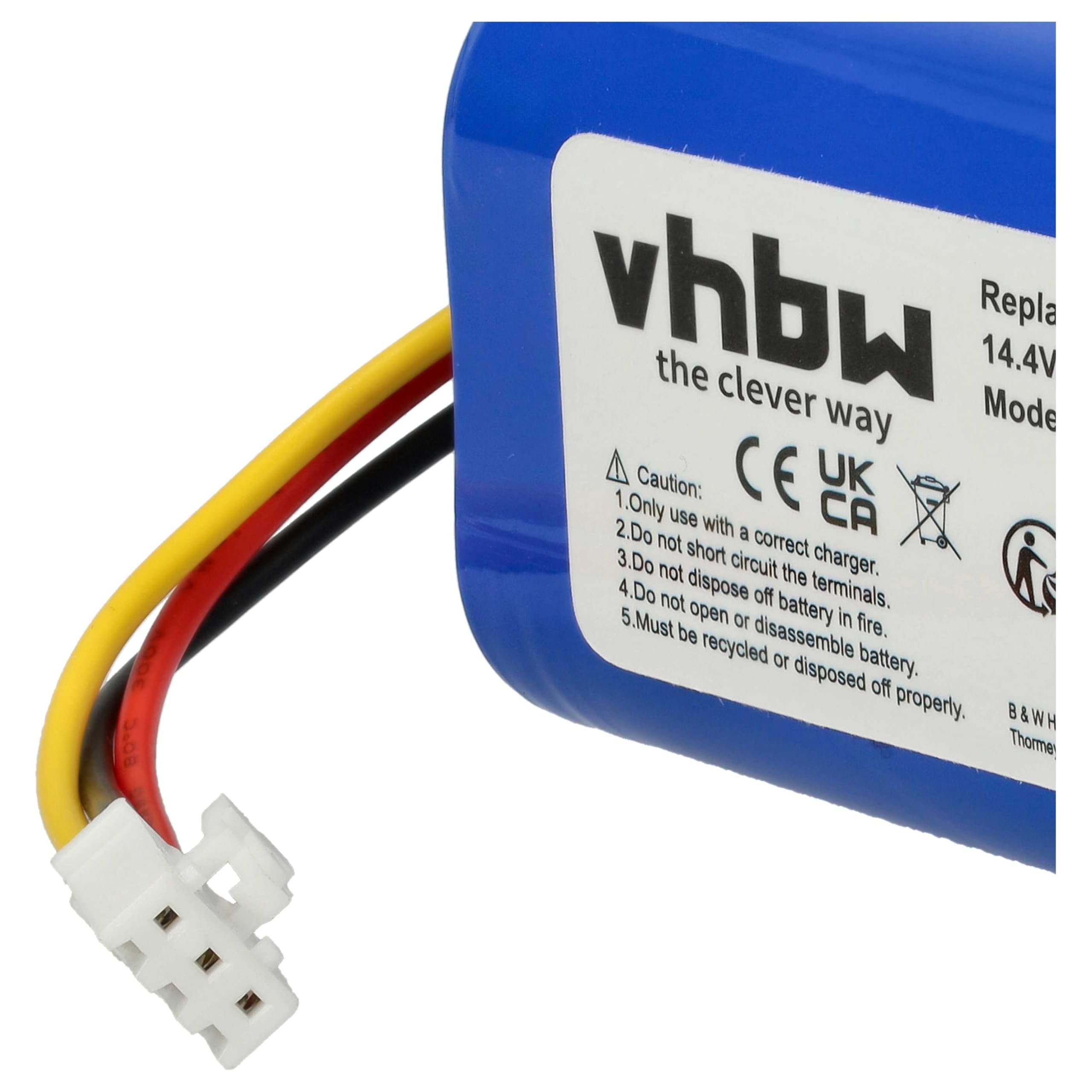 Vhbw Batteria Di Ricambio Per Aspirapolvere Robot – 2600mAh, 14,4V, Li-Ion – Sostituisce LG BRL1, EAC62218205, EACAA1