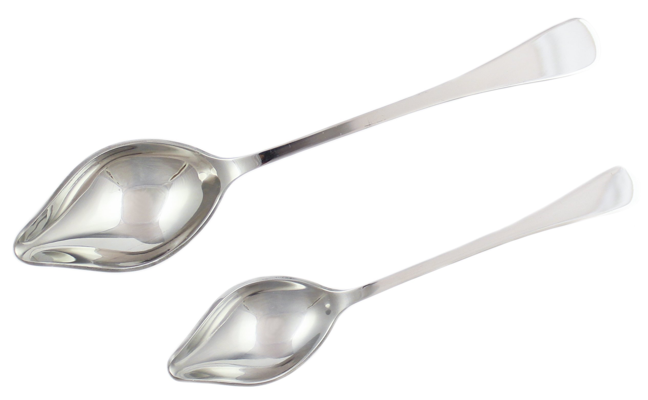 Zoie + Chloe Stainless Steel Drizzle Spoons - Set of 2 -2