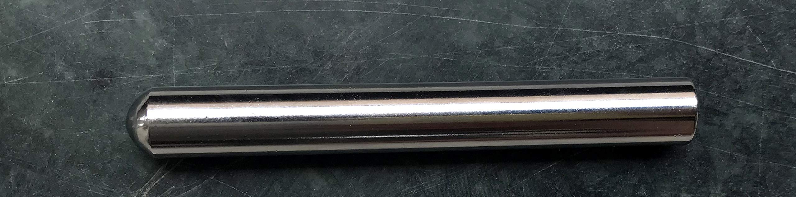 Przesuwany srebrny stalowy chromowany drążek do gitary Mohan Veena i hawajskiej 10 cm