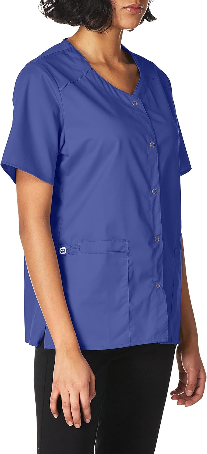 WonderWink Women's Wonderwork Short Sleeve Snap Jacket
