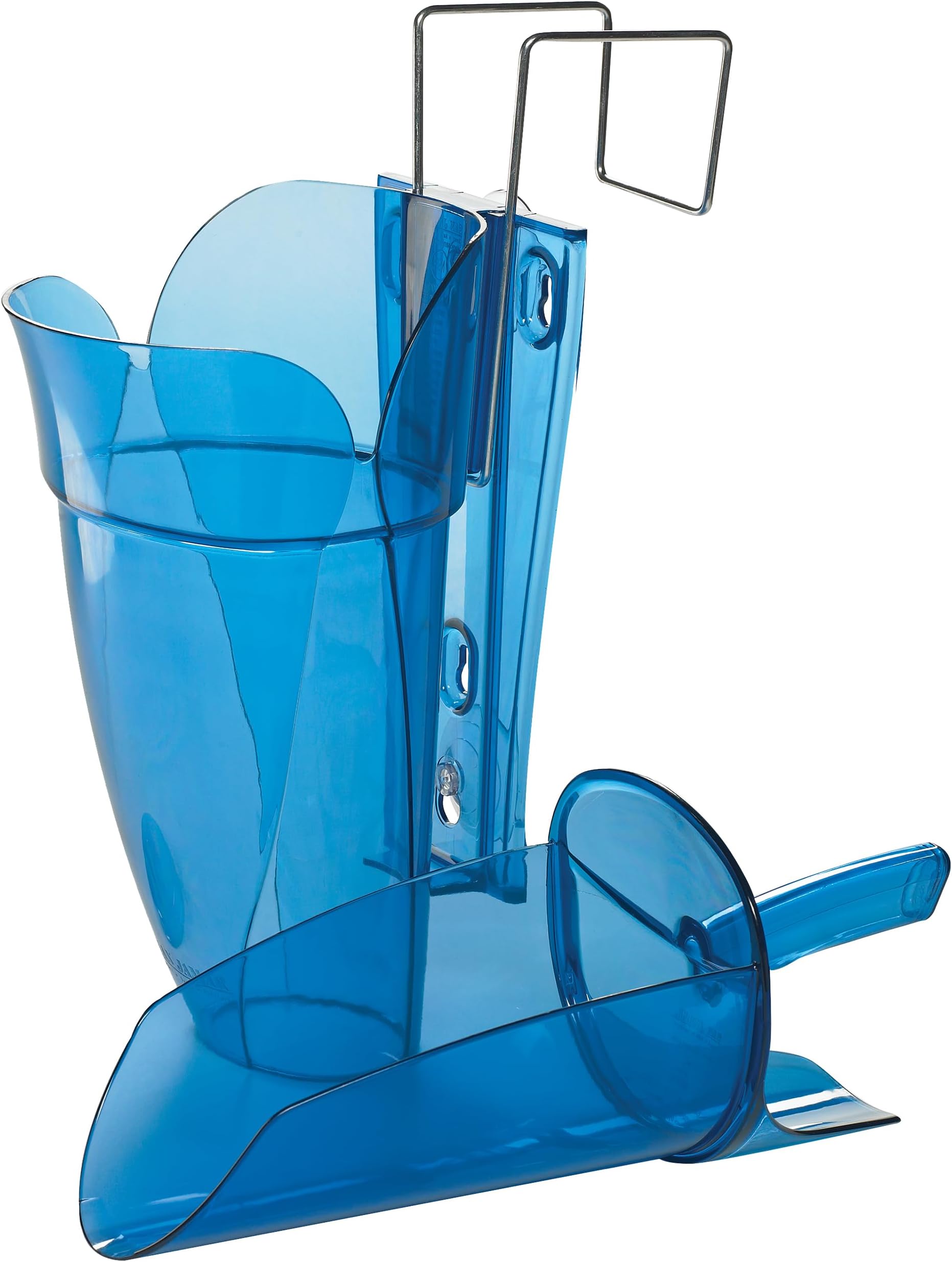 SI9000 Polycarbonate Scoop Guardian System includes Saf-T-Scoop, Guardian Holder With Removable Drainage Cap, Set Mounting Tools, 64 oz.-86 oz. Capacity