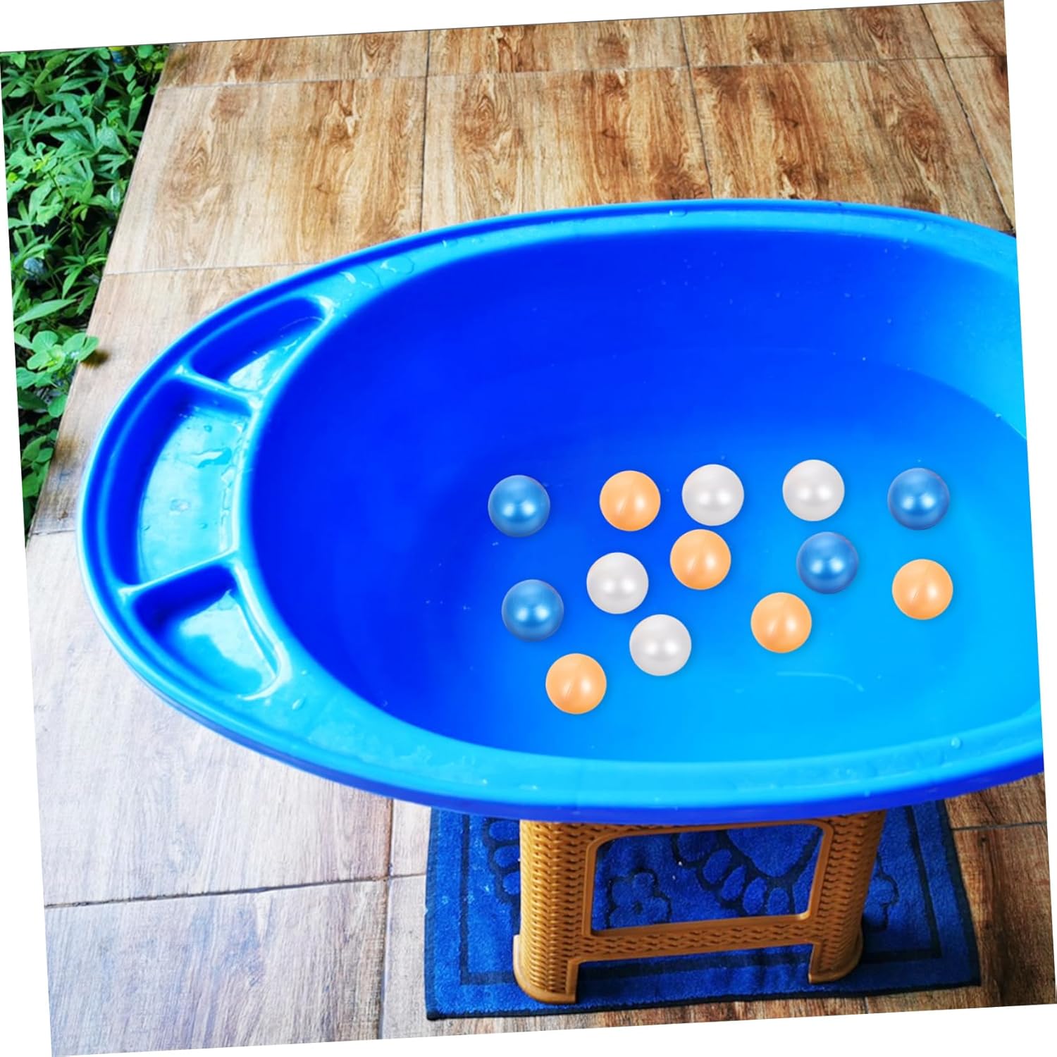 BESPORTBLE 200pcs Inhome Ball Pit Soft Balls Iridescent Imitation for Pit Bath Toys for Toddlers