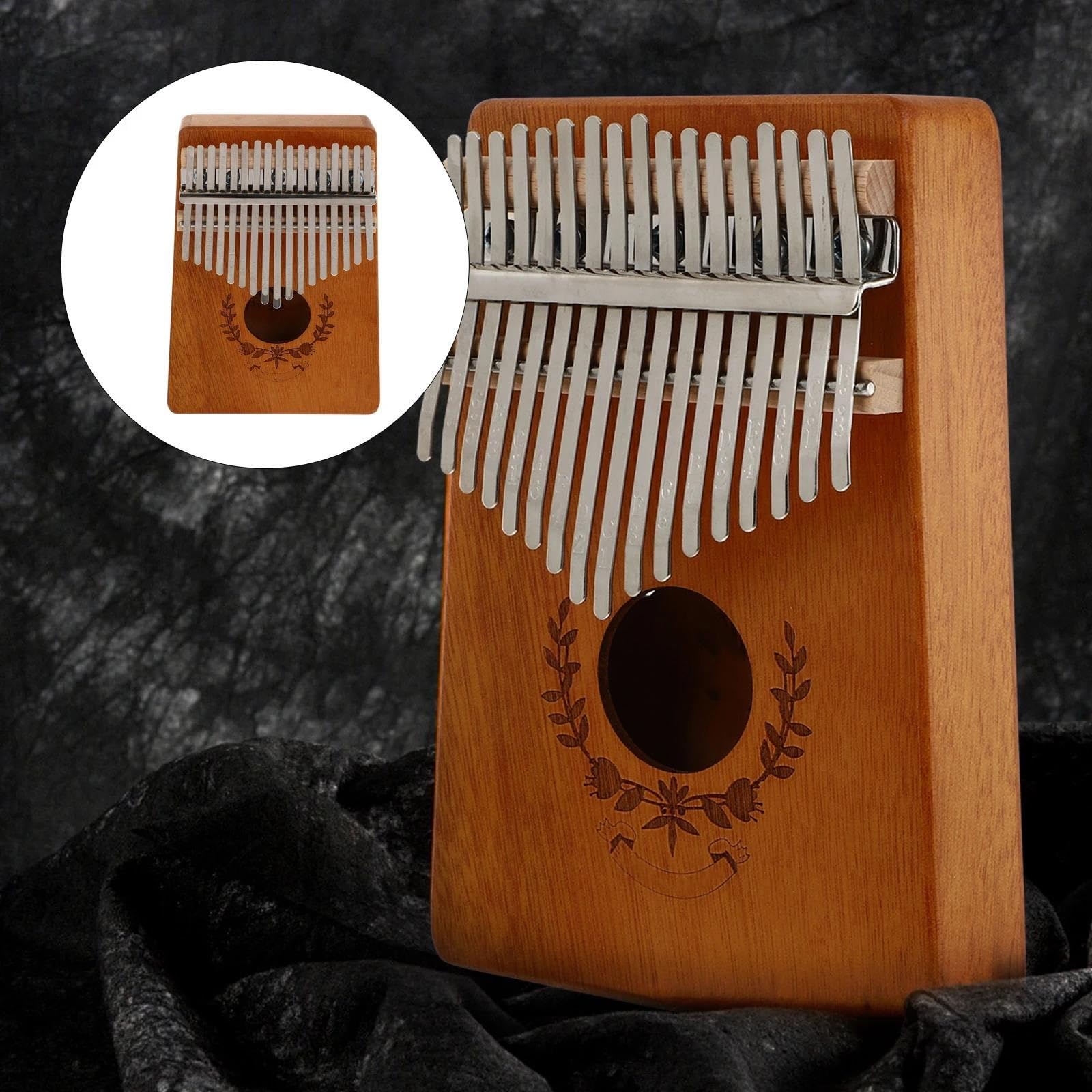 Kalimba Principiantes Piano De Pulgar Portátil Kalimba Mini Instrumento Para Principiantes