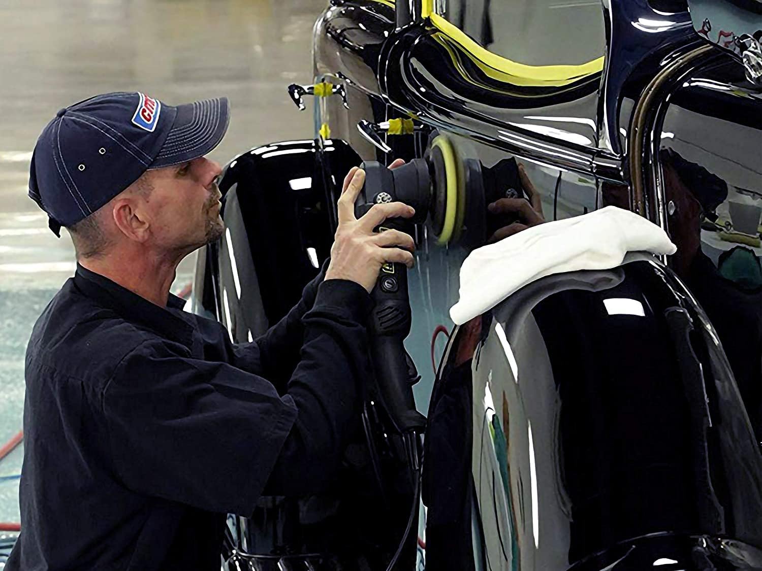 Meguiar's Basic Tool Bag Bundle with Dual Action Polisher + 5" Soft Buff Backing Plate