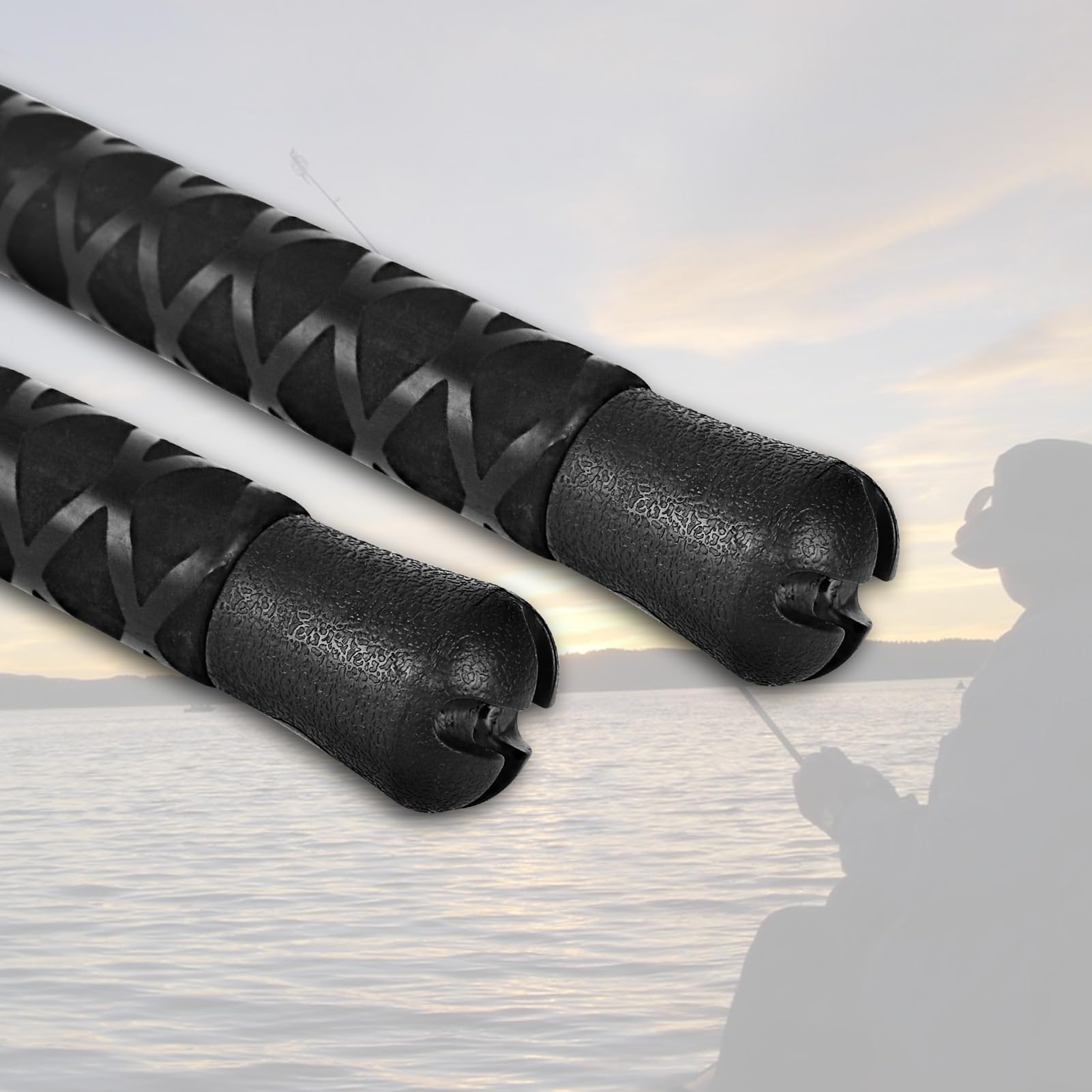 Fiblink Catfish Fishing Rod 1 Piece/2 Piece Catfishing Fishing Pole Portable Travel Heavy Cat Catfish Casting Rod (6'/6'6"/7'/8'/9') (7'Medium Heavy-1pc, Blue)