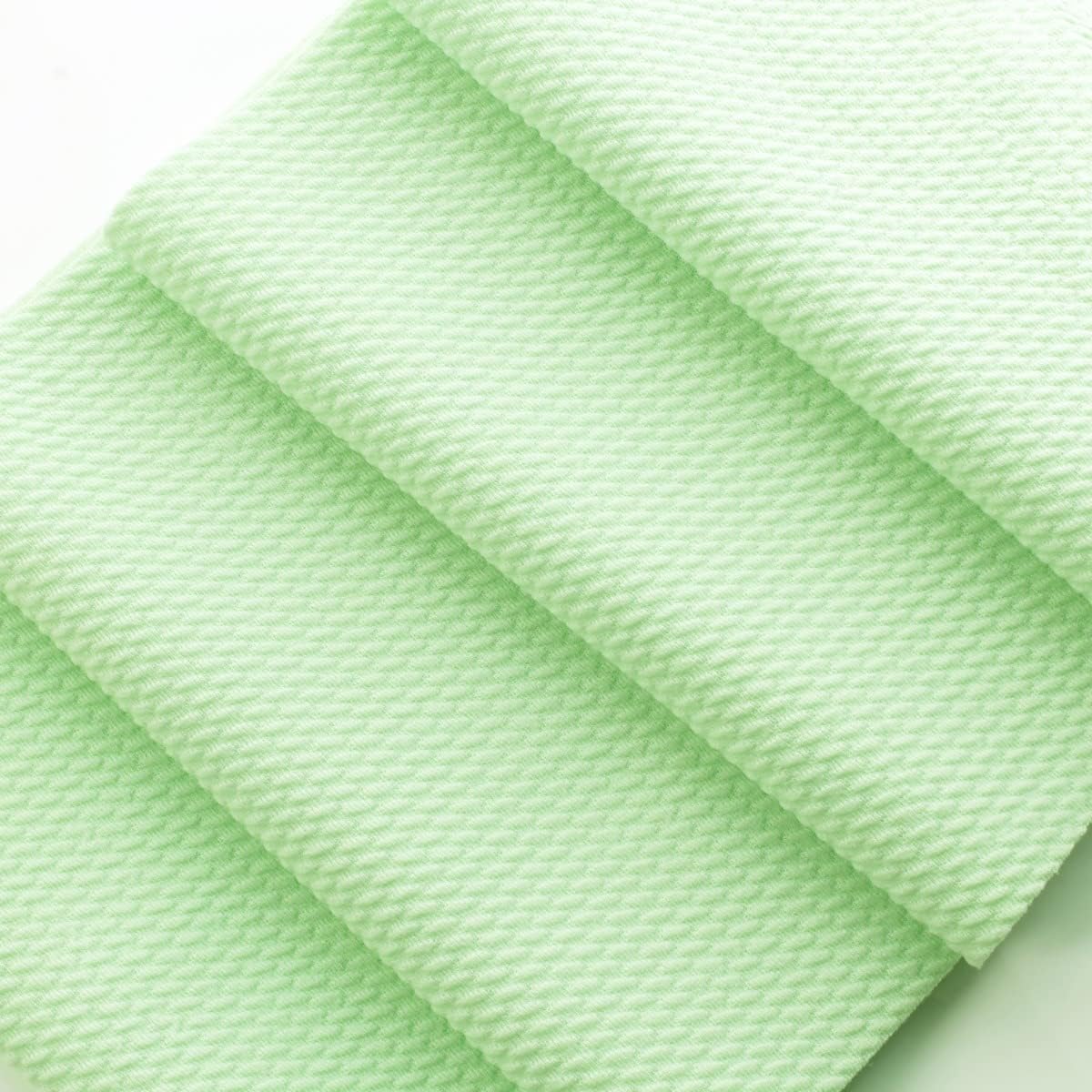 Liverpool Bullet Fabric Textured Knit Jersey 4 Way Stretch - Soft Mint 6 Inch Strip