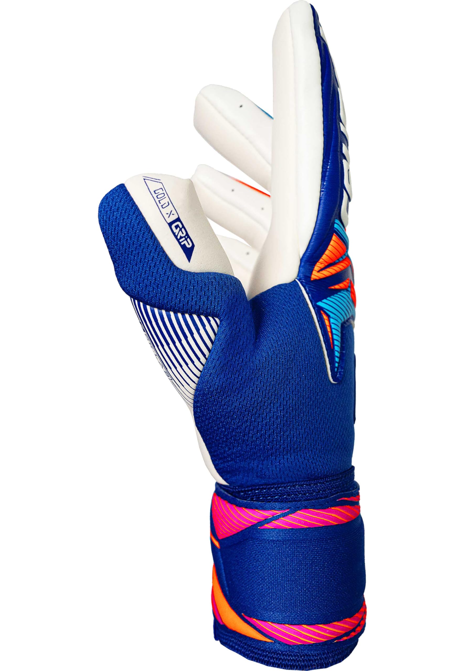 Reusch Guanti da portiere professionale adulti | ottima presa e traspiranti | vestibilità aderente, per allenamenti e partite, adatte per erba sintetica ed erba naturale, Taglie 7,5-11, Attrakt Gold X NC