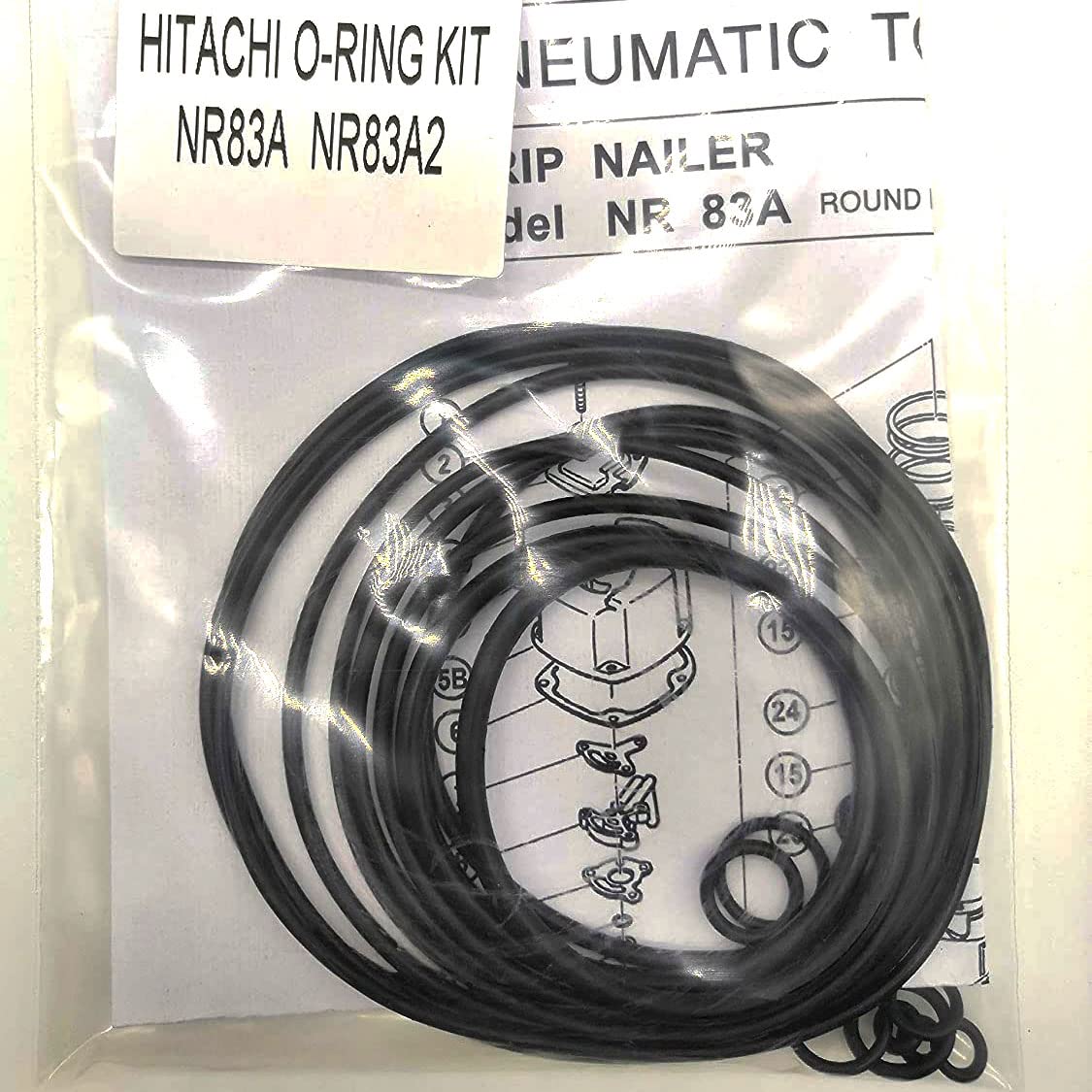 BHTOP NR83A NR83A2 ORing Kit for Hitachi Full Round Head Framing
